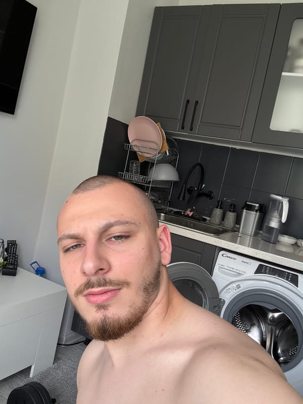 Morning routine documented in Stara Zagora apartment