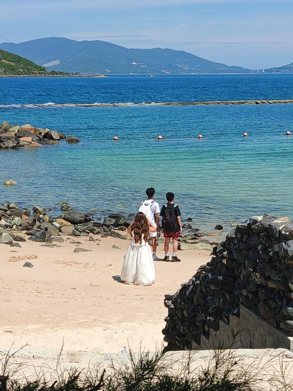 Beach day activities at tropical resort location