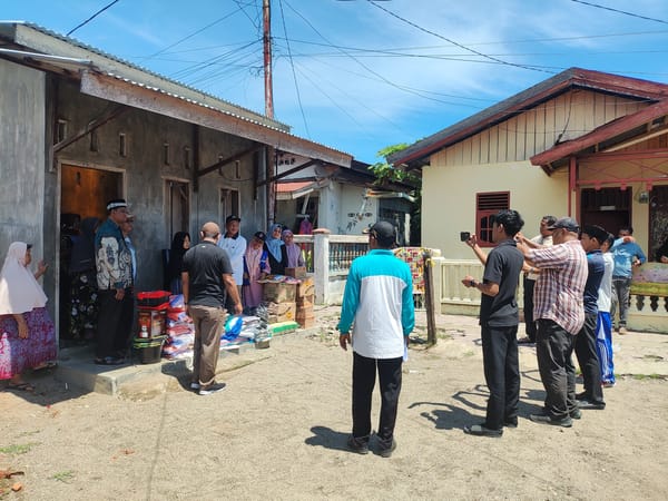 Residential scenes documented in Lhokseumawe, Indonesia neighborhood