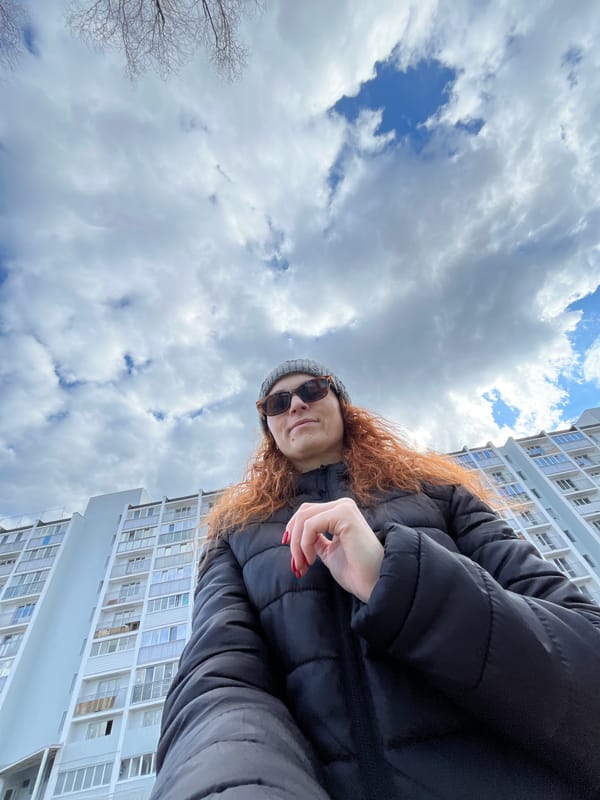 Spring afternoon moments captured in Chaikovsky playground and cityscape