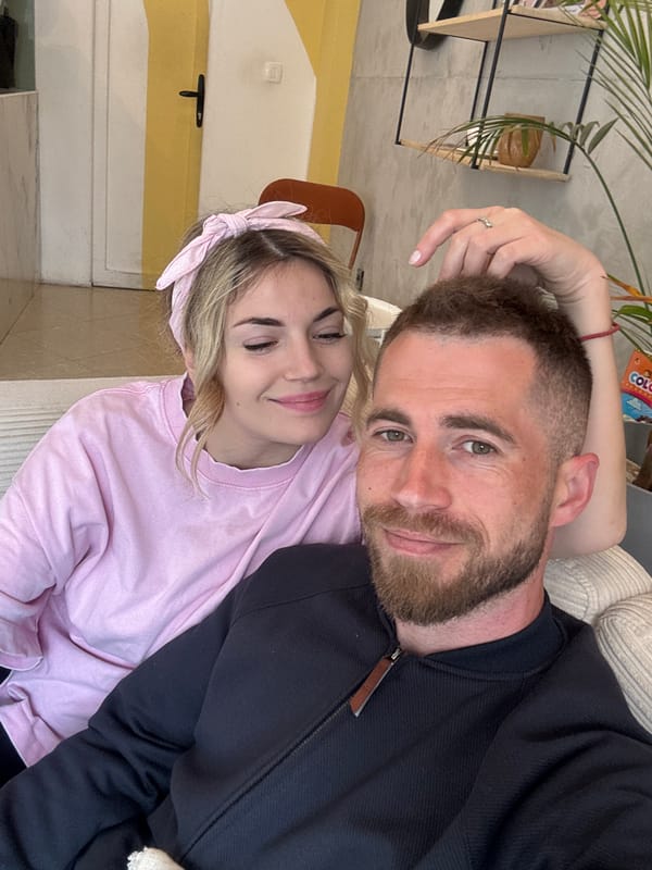 Barista prepares drink at early morning shift in Budva cafe
