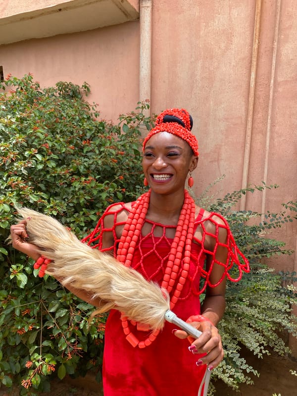 Traditional gathering of Nigerian women in Gwong celebrates culture