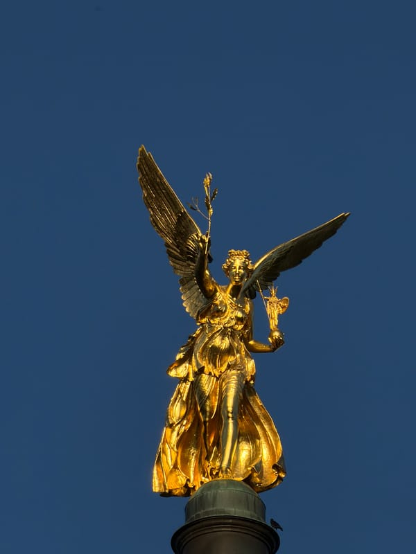 Late afternoon around Munich's parks, rivers, and monuments