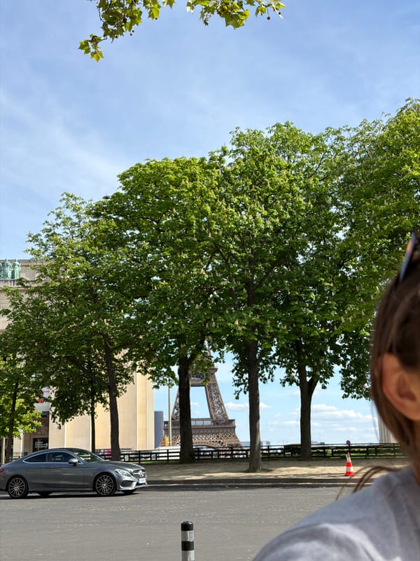 Paris street life captured in afternoon observations near Eiffel Tower