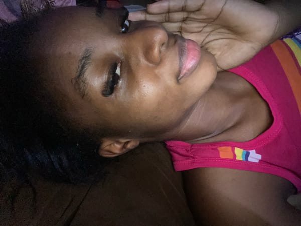 Young woman captures intimate evening selfie session in Nigeria