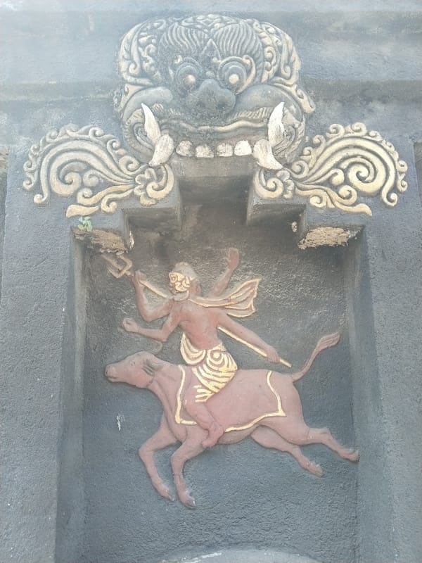 Religious monuments and sculptures documented in Masaran, Indonesia