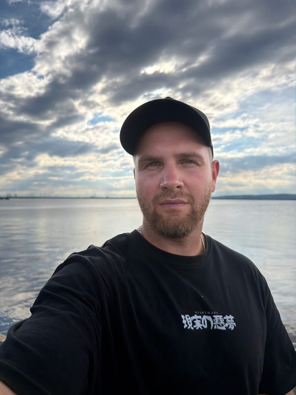 Afternoon by the Kama River: fire, food, and stormy skies