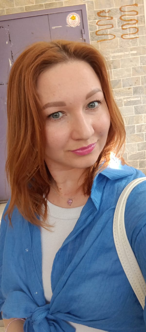 Woman takes multiple selfies indoors and outdoors