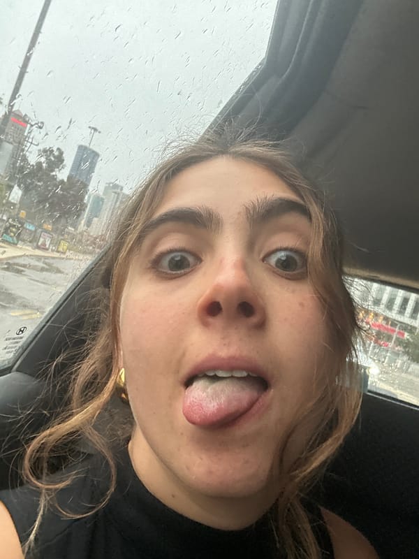 Woman with green lollipop recorded across Tel Aviv area