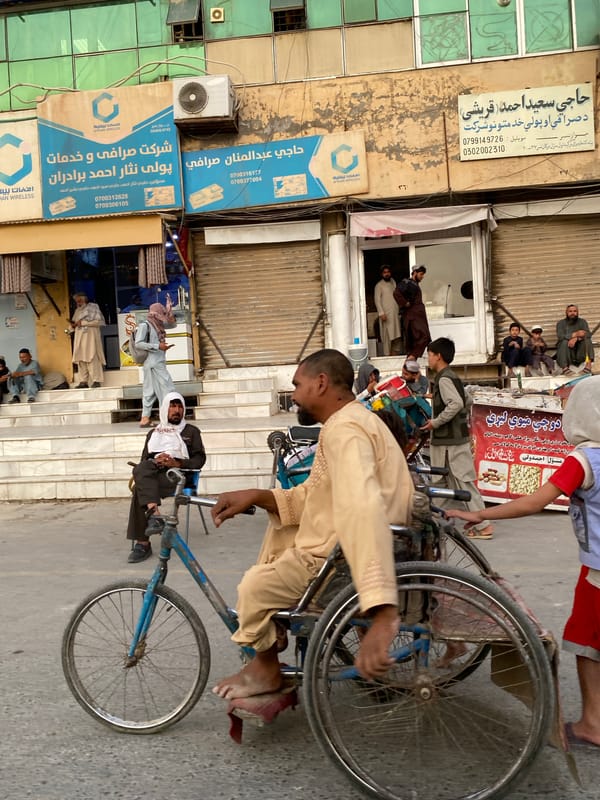 Everyday street life in Kandahar, Afghanistan
