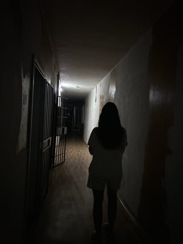 Urban explorer documents abandoned building interior in Sofia
