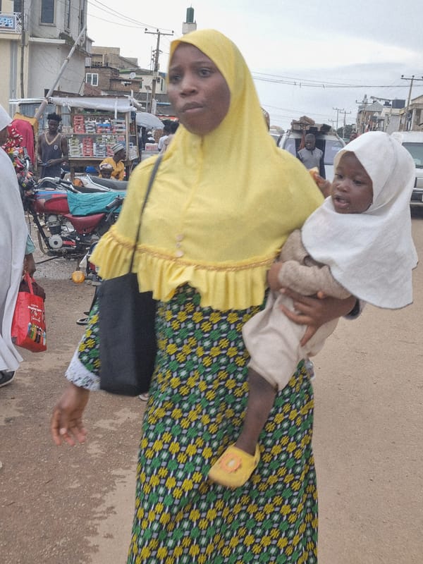Everyday street and market life moving through Jos, Nigeria