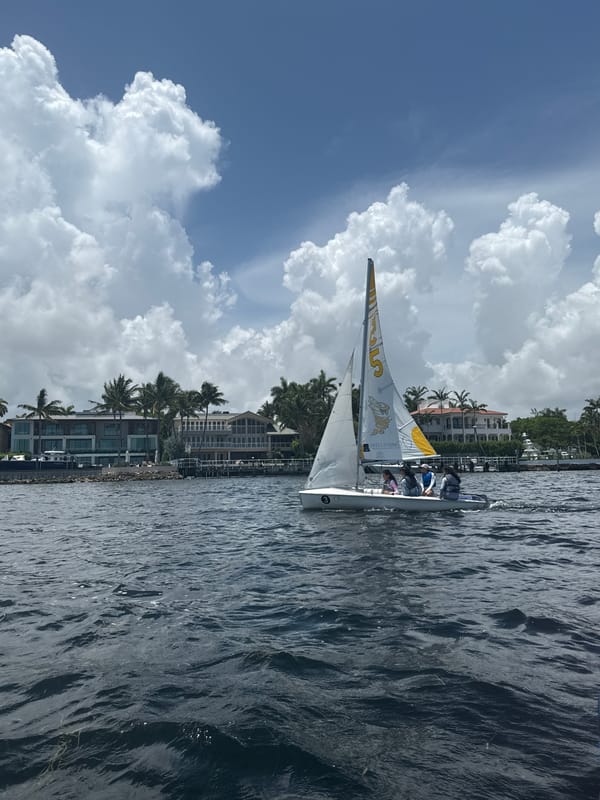 Afternoon sail on Miami's waterfront, summer 2026
