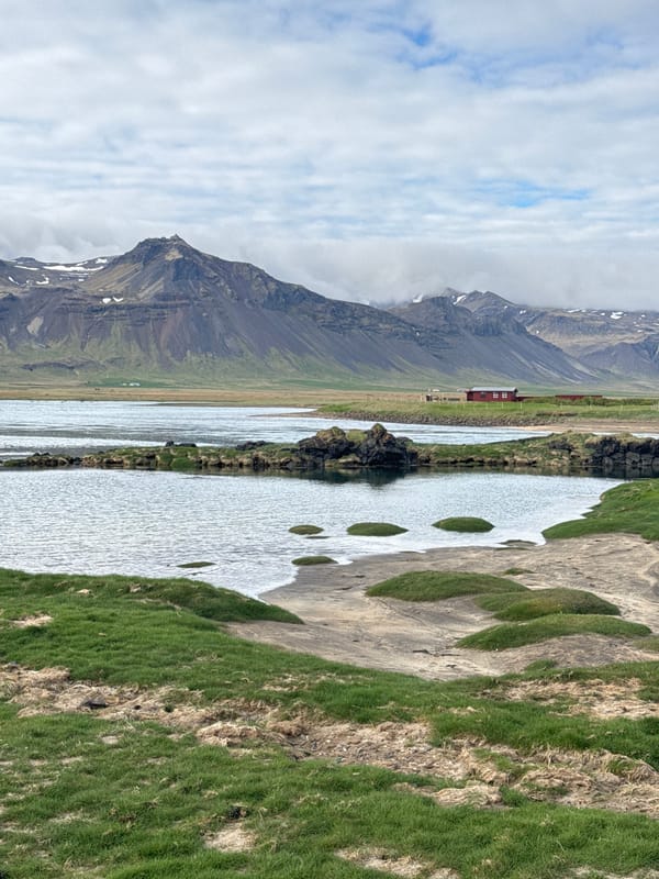 Witness captures serene coastal landscape at Búðir, Iceland