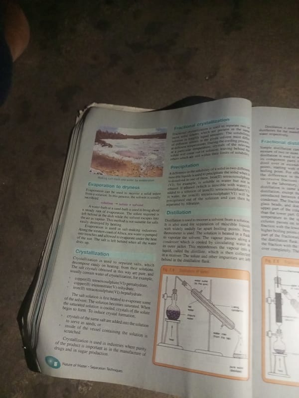 Studying chemistry and cooking dinner in Jalingo at night