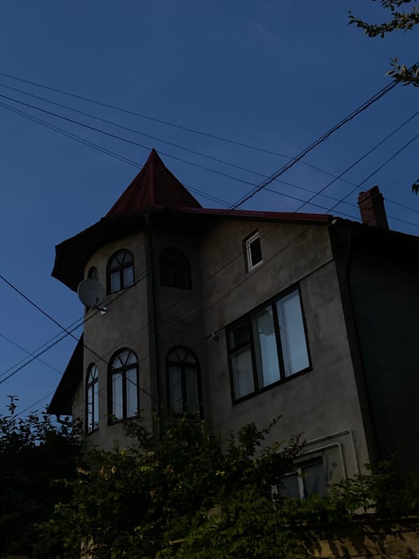 Chișinău at dusk: street textures, graffiti, and city skyline