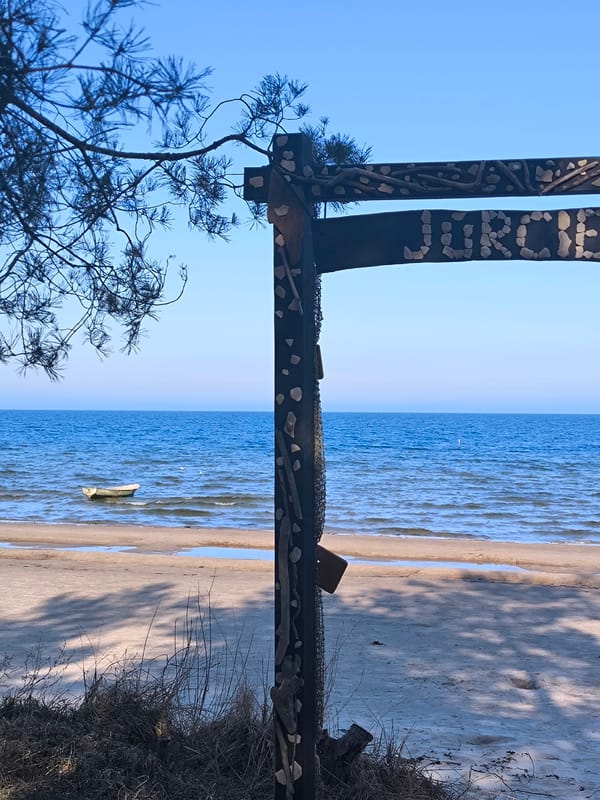 Peaceful beach scenes captured in Ragaciems, Latvia