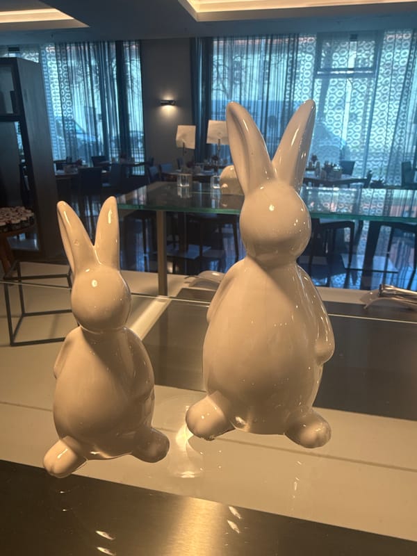 Easter decorations spotted across Munich display locations