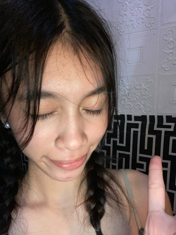 Relaxed selfie series in Panabo, braids and casual poses.
