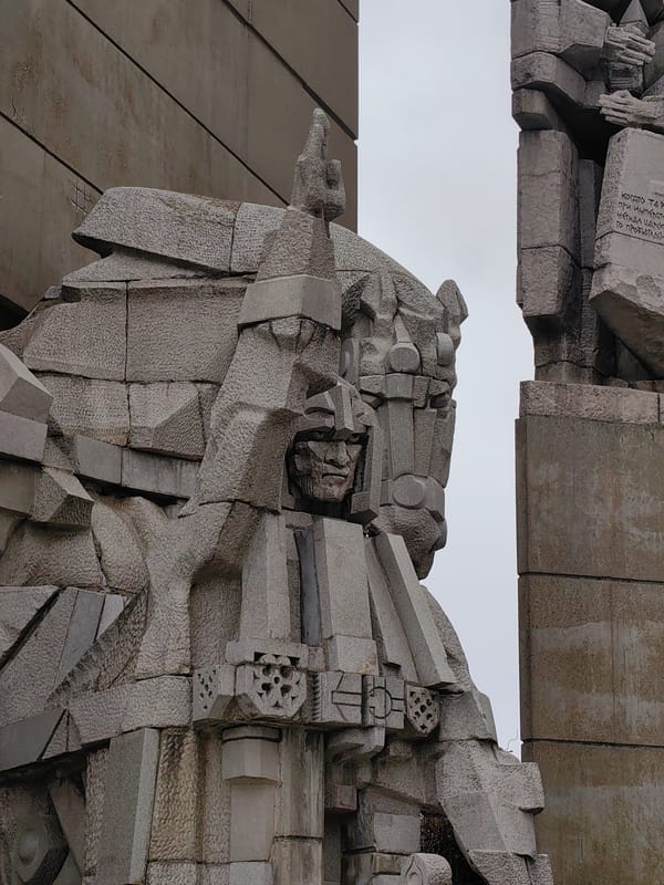 Tourist documents Bulgarian State Monument in Shumen