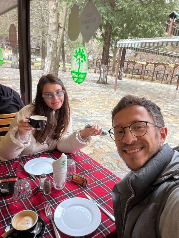 Woman photographed in Pano Platres, Cyprus