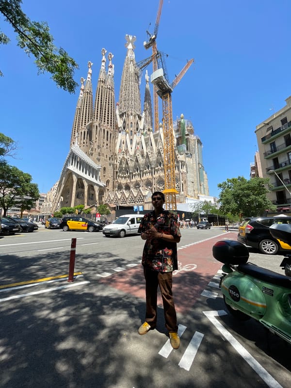 Sagrada Familia construction continues amid tourist activity in Barcelona