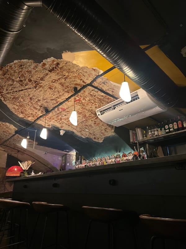 Interior view captured at Saint Petersburg bar or restaurant
