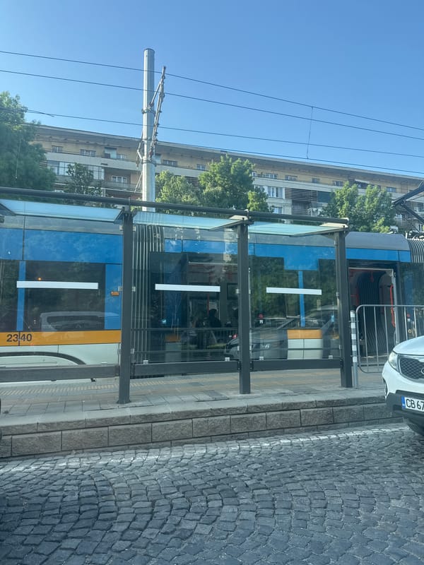 Morning commute scenes documented across Sofia streets