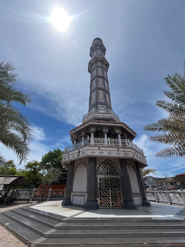 Morning documentation of mosques in Keudekruenggeukueh, Indonesia