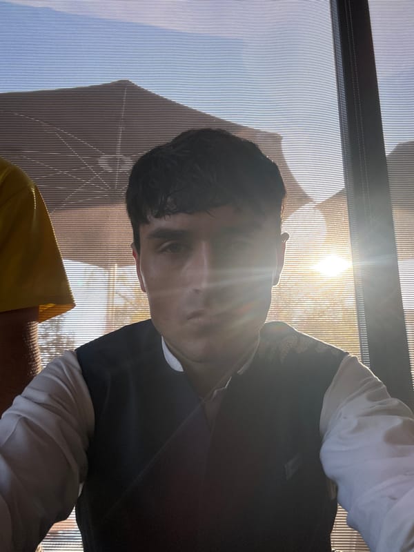 Tourist documents hotel stay with selfies in Bania, Bulgaria