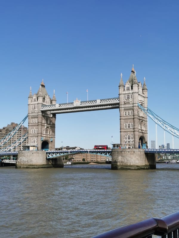 Tower Bridge observed on sunny afternoon in London