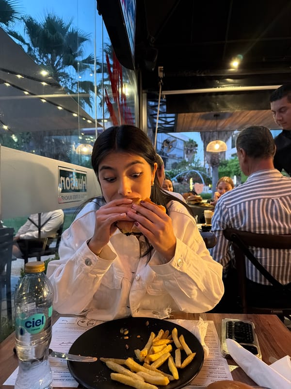 Early morning dining scene at Mexican restaurant