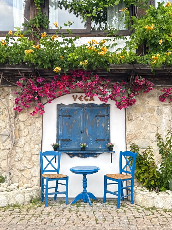 Quiet morning details from Nesebar's old town streets