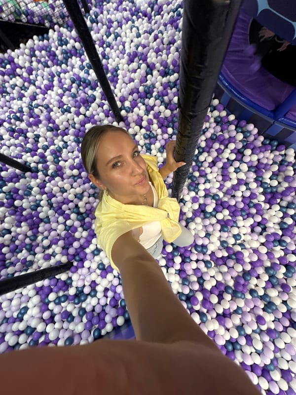 Indoor play area in Saint Petersburg, ball pits and slides