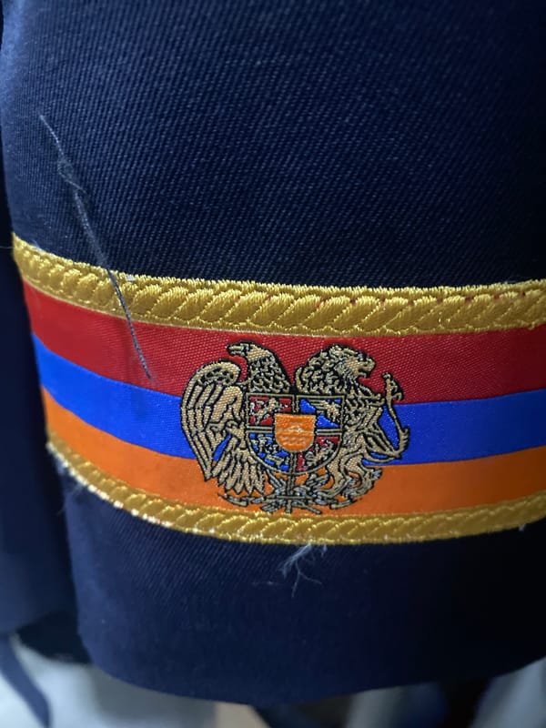 Military ceremonial items and dormitory documented in Yerevan