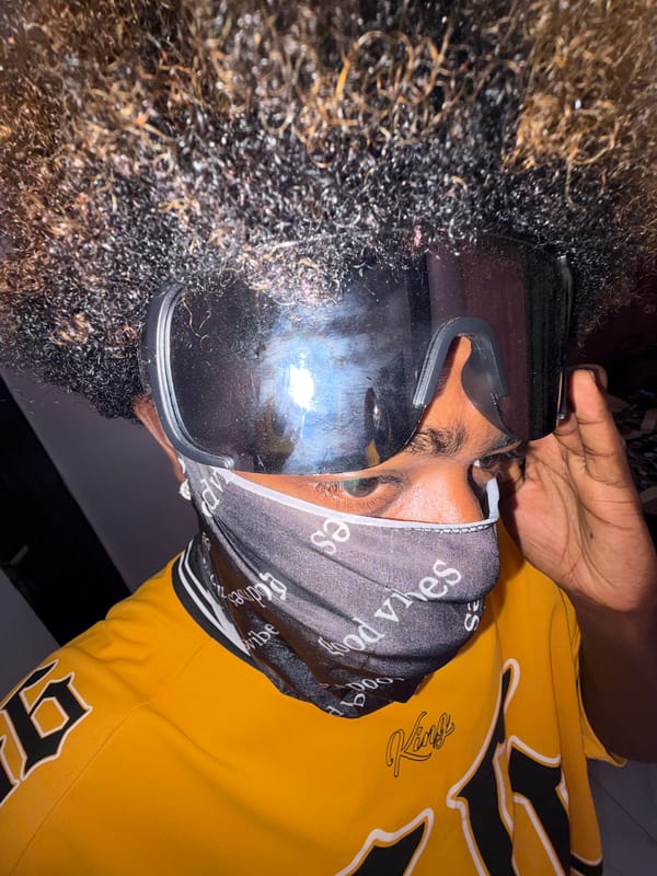 Person uses VR headset in Nigeria