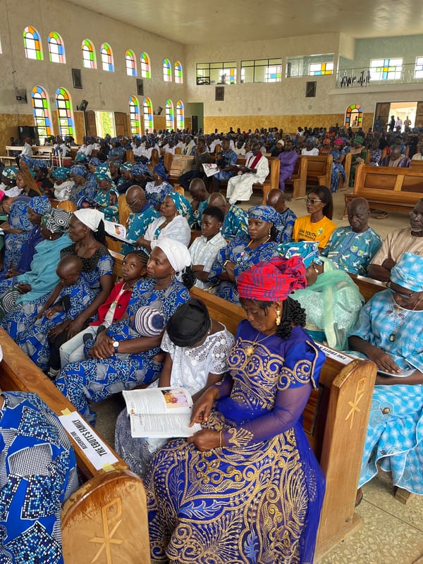 Church service in full swing in Vom, Nigeria