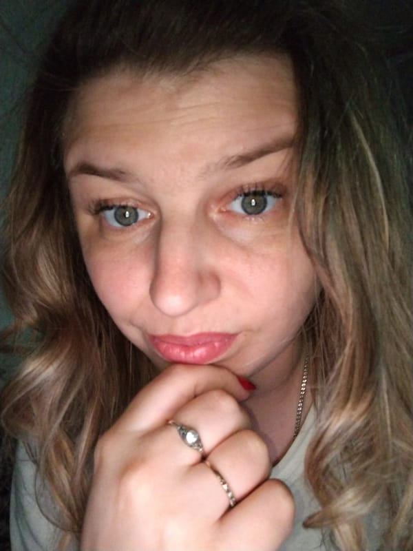 Woman takes selfie in Rusanovo, Russia