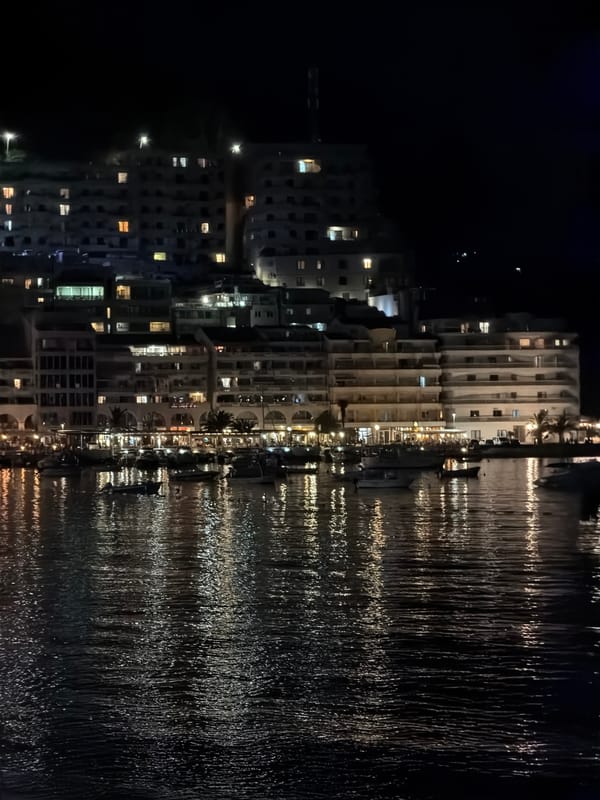 Evening scenes along the Montenegrin Riviera near Boreti