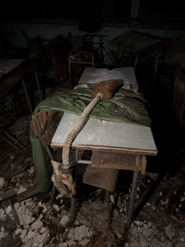 Abandoned building interior documented in Debelets, Bulgaria