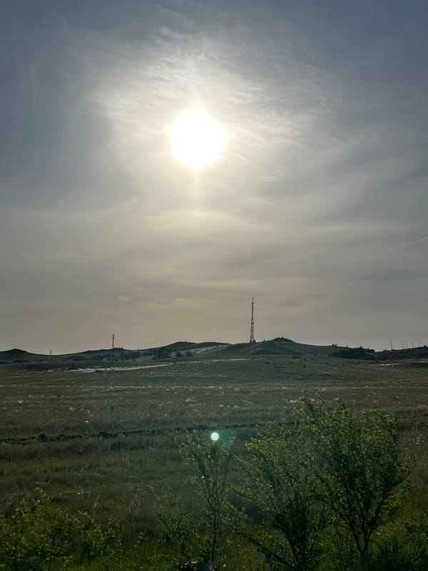 Overcast conditions documented in Kokshetau, Kazakhstan