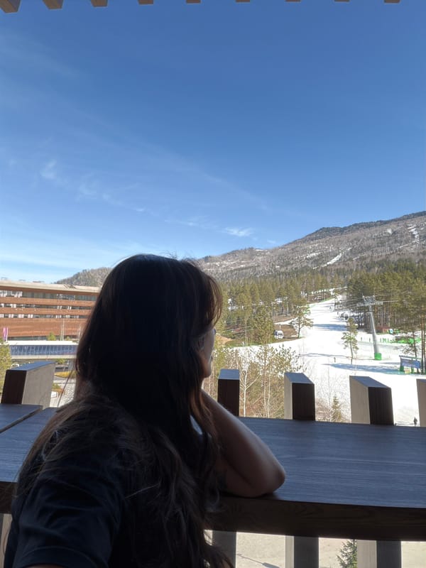 Sunny skiing activity observed at Russian mountain resort