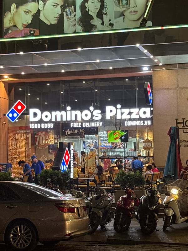 Nighttime commercial district activity captured in Nha Trang Ward