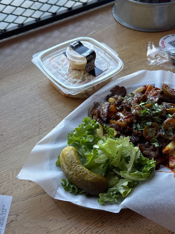 Casual meal served on wooden table in Moscow