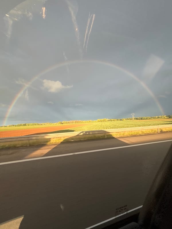 Rainbow spotted across Alsace region in eastern France