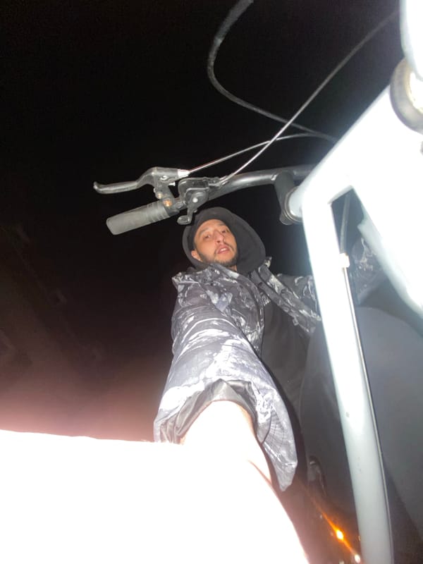 Night cycling recorded in Schiltigheim, France