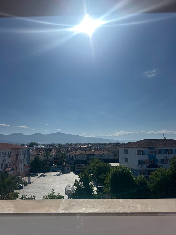 Morning cityscape photos captured across Fethiye, Turkey from elevated viewpoints