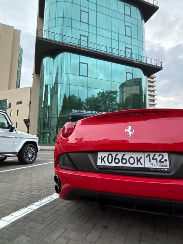 Summer afternoon in Sochi: Ferrari, beach sunset, padel, and dining