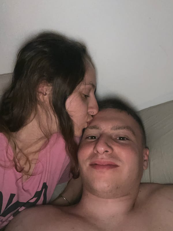 Couple shares quiet evening moments in Saarbrücken