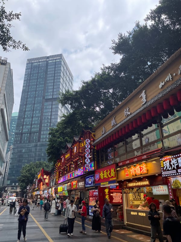 Morning street life documented across Yuzhong District, China